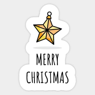 Christmas Greeting - Merry Christmas Sticker